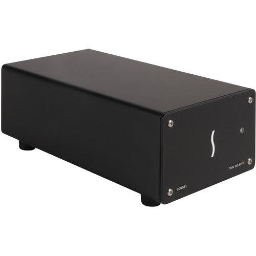 Sonnet Twin 10G SFP+ Thunderbolt 3 Edition - Dual Port 10 Gigabit Ethernet Adapter (SFP+s sold separately)
