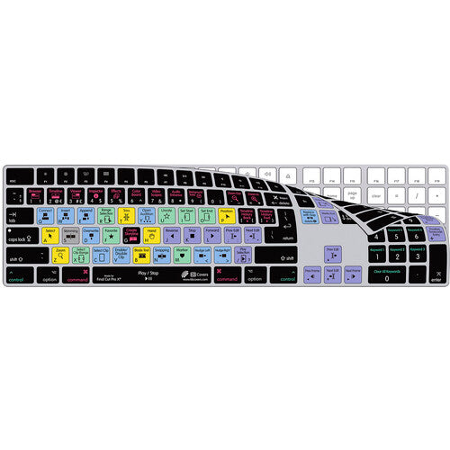KB Cover Final Cut Pro - Magic Keyboard w/Numeric Keypad