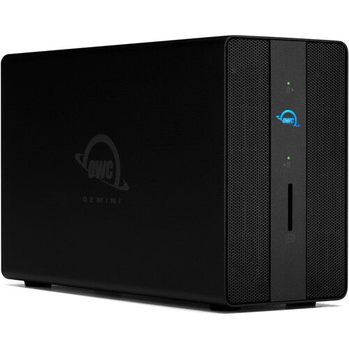 16.0TB OWC Gemini Two-Drive RAID Thunderbolt 3 (40Gb/s) External + 7-Port Dock