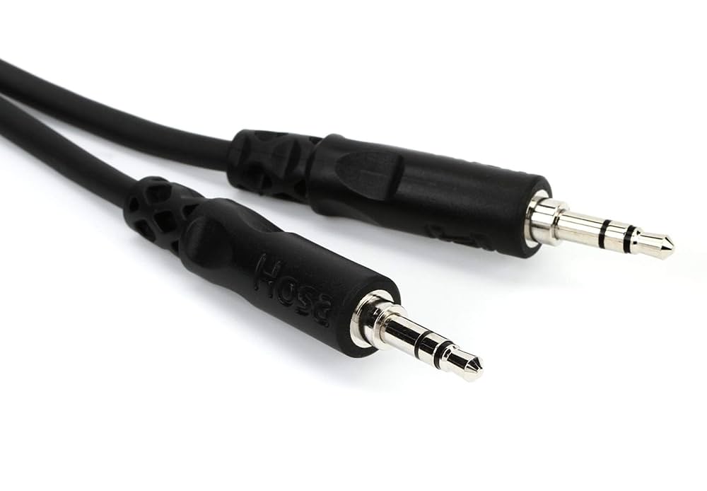 10FT Stereo Aux Audio Cable 3.5 mm TRS Hosa