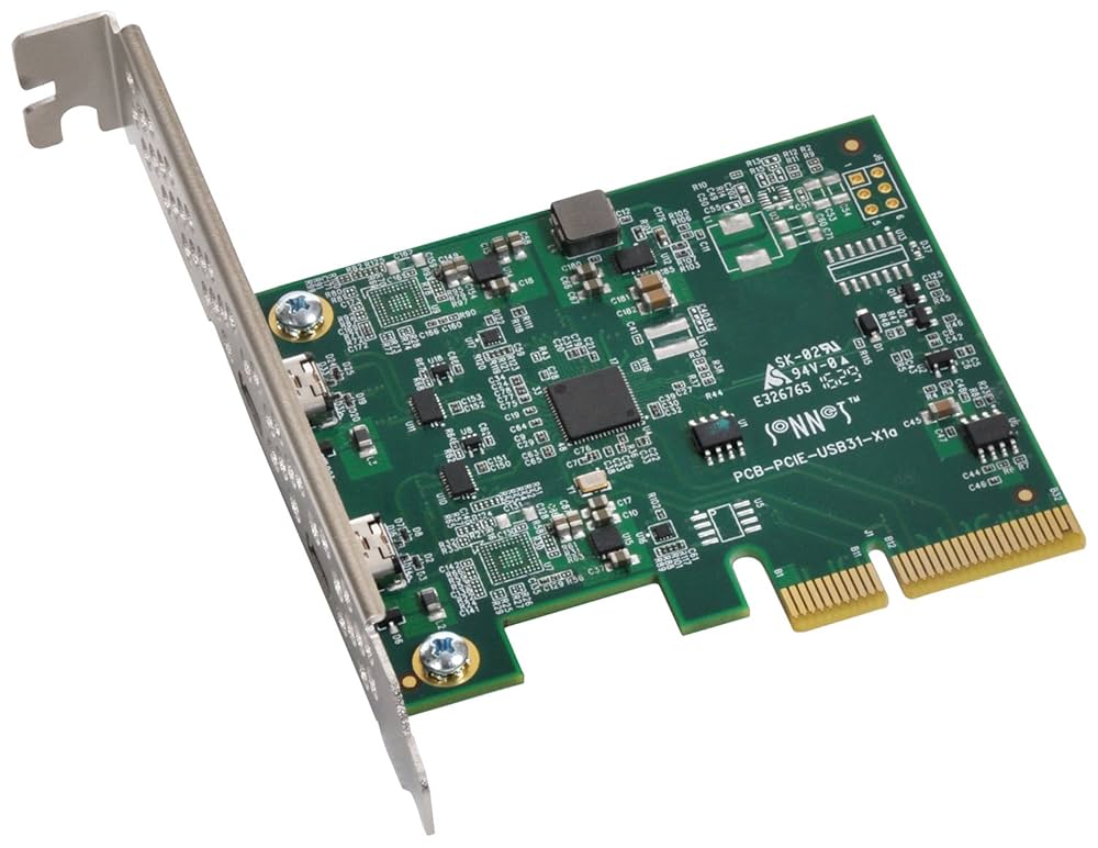 Sonnet Allegro USB Type-C 3.1 2-Port 10Gb PCIe Card