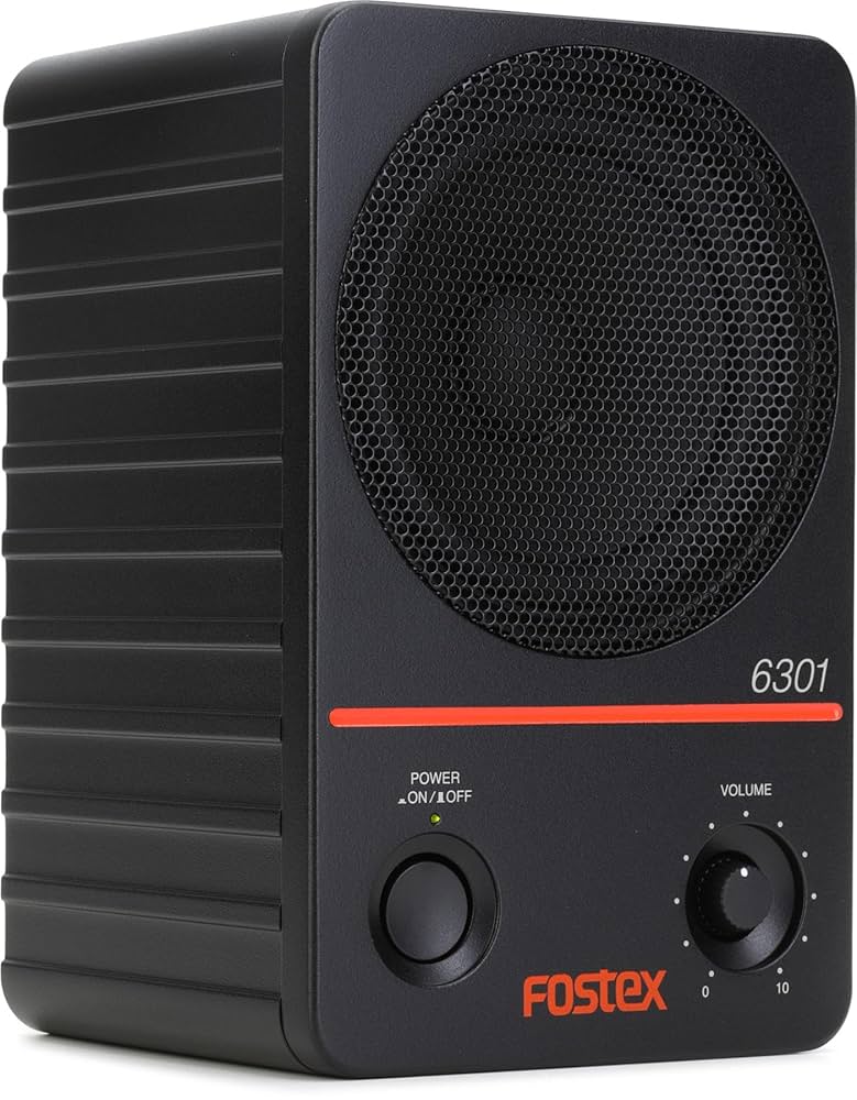 Fostex 6301DT Active 4" 20W Monitor Speaker with Dante (Single)