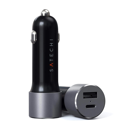 Satechi 72W Type-C PD Car Charger Space Gray
