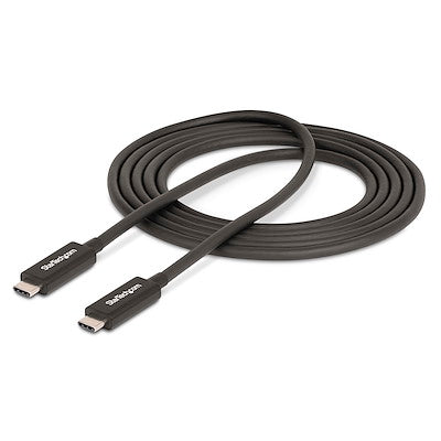 StarTech.com 6ft (2m) Active Thunderbolt 4 Cable, 40Gbps, 100W PD, 4K/8K Video, Intel-Certified, Compatible w/Thunderbolt 3/USB 3.2