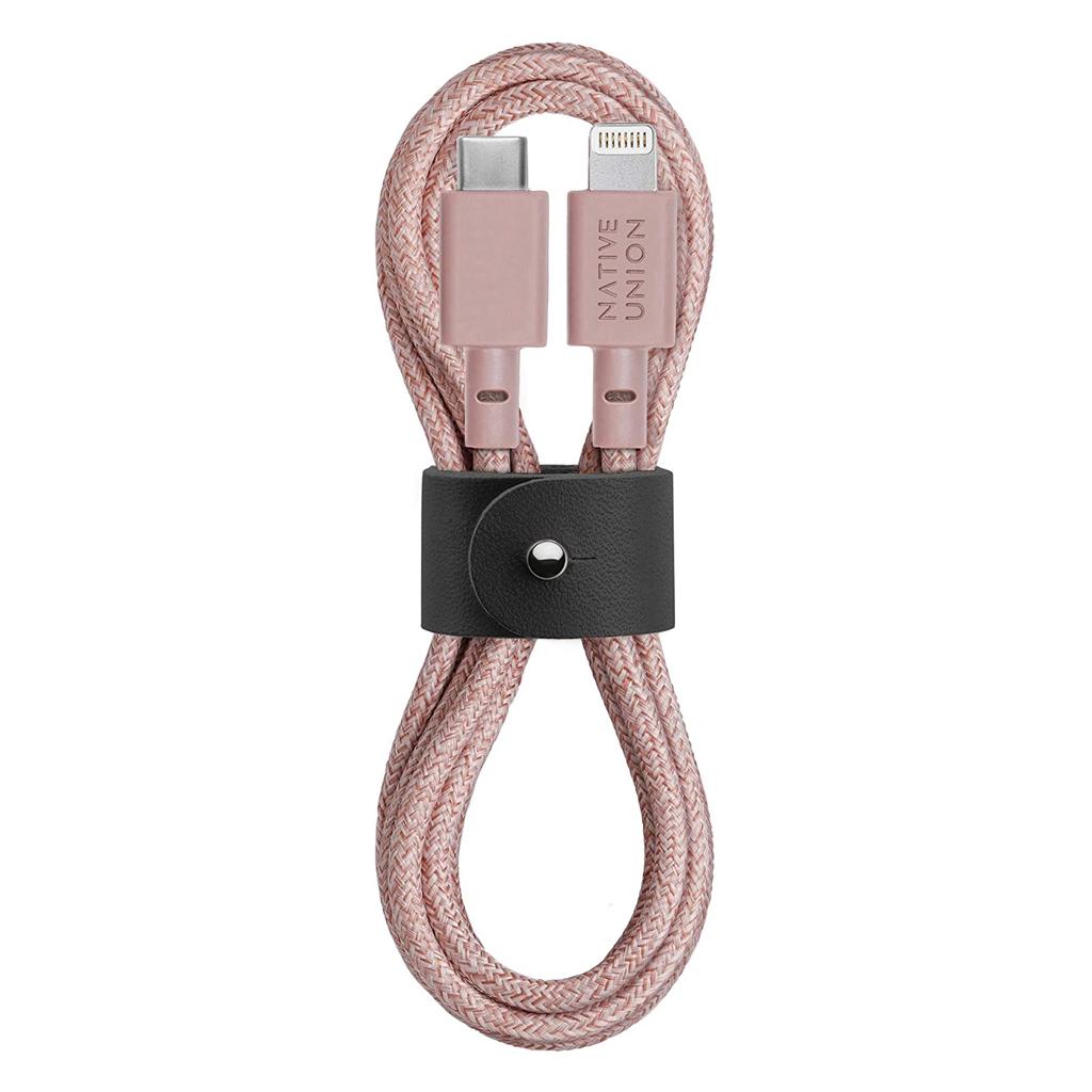 Native Union BELT CABLE-KV-C-LIGHTNING-ROSE-1.2M