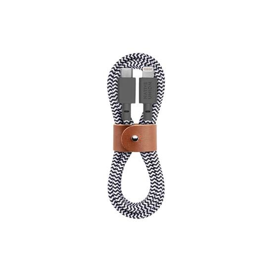 Native Union BELT CABLE-KV-C-LIGHTNING-ZEBRA-1.2M