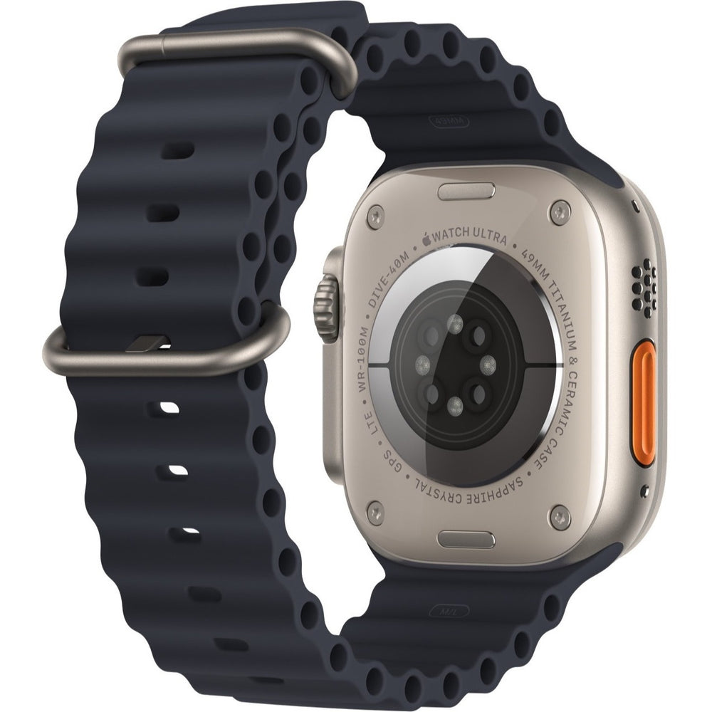 EOL Apple Watch Ultra GPS + Cellular, 49mm Titanium Case with Midnight Ocean Band