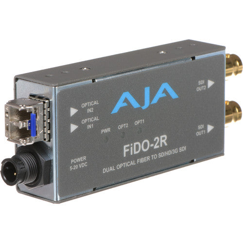 AJA FiDO LC Fiber to 3G-SDI Mini Converter