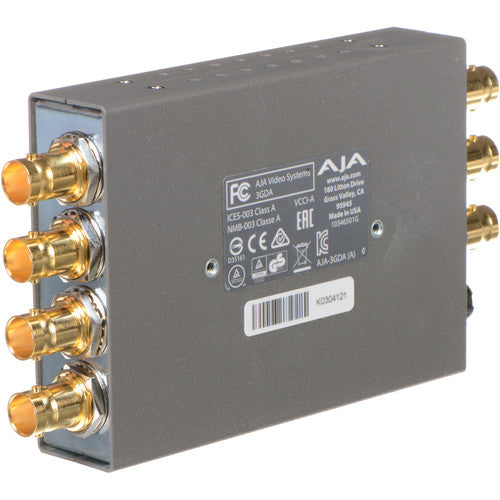 AJA 3GDA 1x6 3G HD/SD SDI Reclocking Distribution Amplifier