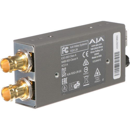 AJA FiDO LC Fiber to 3G-SDI Mini Converter