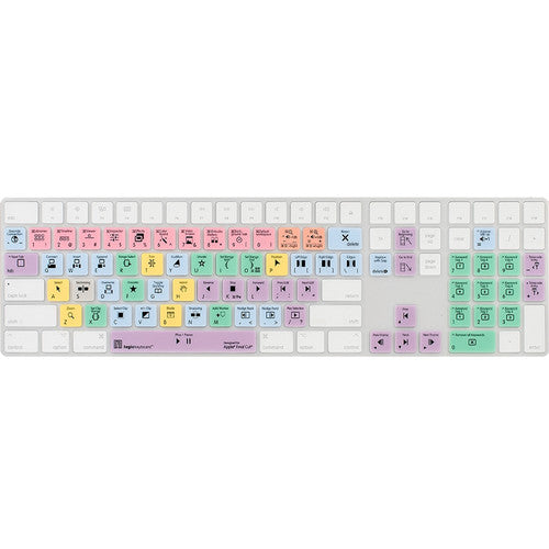 EOL Logickeyboard Apple Final Cut Pro X - Magic Numeric Keyboard Cover - US