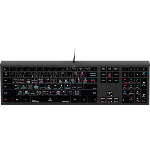 KB Editors Keys - Blackmagic DaVinci Resolve 17 Windows Backlit Keyboard