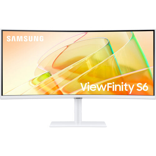 (Open Box) SAMSUNG 34-Inch ViewFinity S65TC Series Ultra-WQHD 1000R Curved Computer Monitor, HDR10, 100Hz,