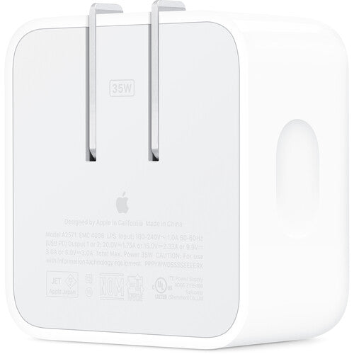 Apple 35W Dual USB-C Port Compact Power Adapter