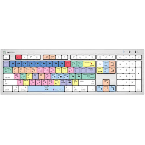 LogicKeyboard ALBA Mac Keyboard for Adobe Premiere Pro CC