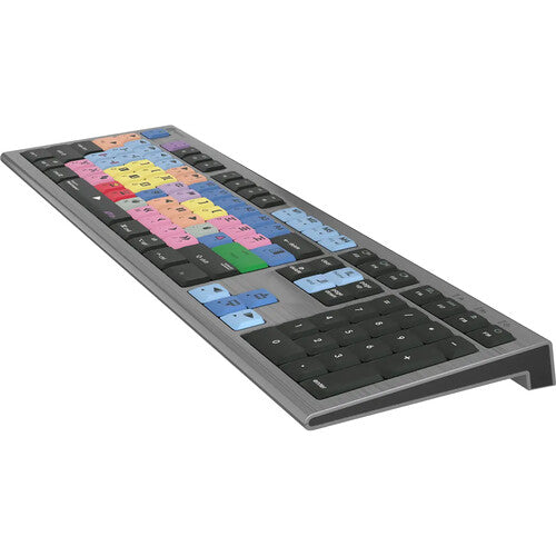 Logickeyboard ASTRA 2 Avid Media Composer Keyboard for macOS (Silver)