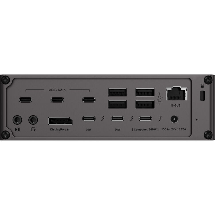 (Open Box) CalDigit TS5 Plus - Thunderbolt 5 Dock (US) 1.0m Braided TBT5 Cable 330W PSU