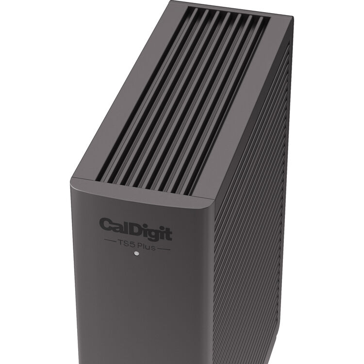 (Open Box) CalDigit TS5 Plus - Thunderbolt 5 Dock (US) 1.0m Braided TBT5 Cable 330W PSU