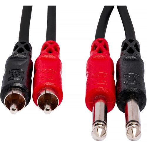 Hosa 2m Dual 1/4" TRS to Dual RCA