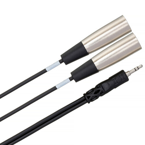 Hosa 2m 3.5mm TRS to Dual XLR Cable