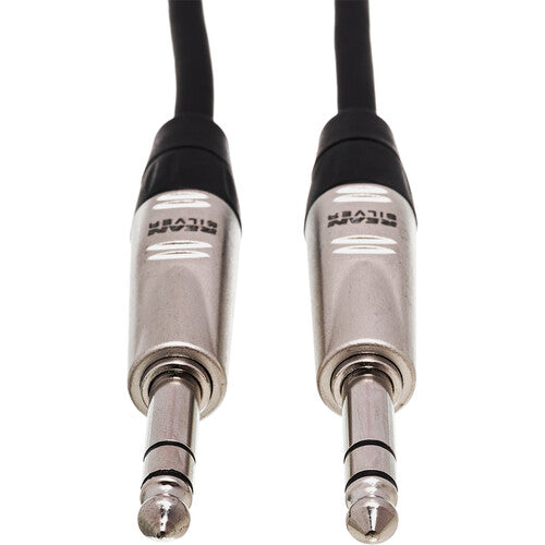 15FT 1/4 TRS Pro Balanced Interconnect Audio Cable Hosa