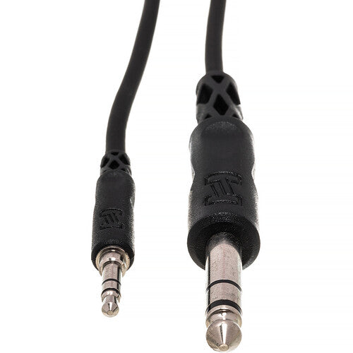 Hosa 10' 3.5mm TRS to 1/4" TRS Cable