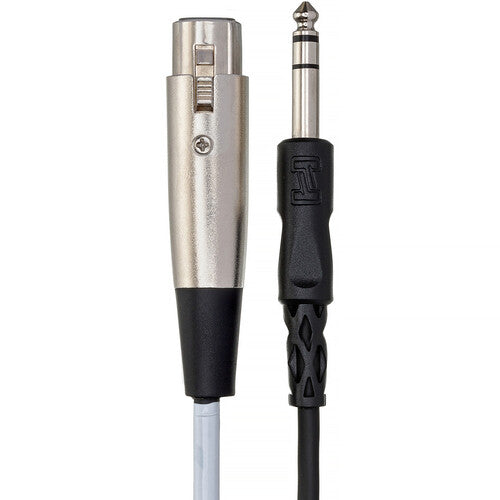 Hosa 10' Stereo XLR Female to 1/4" TRS