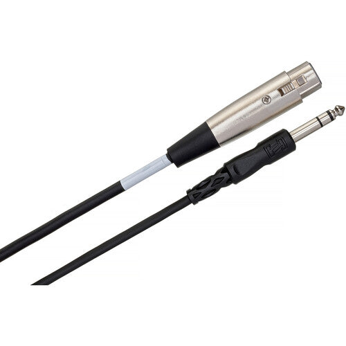 Hosa 10' Stereo XLR Female to 1/4" TRS