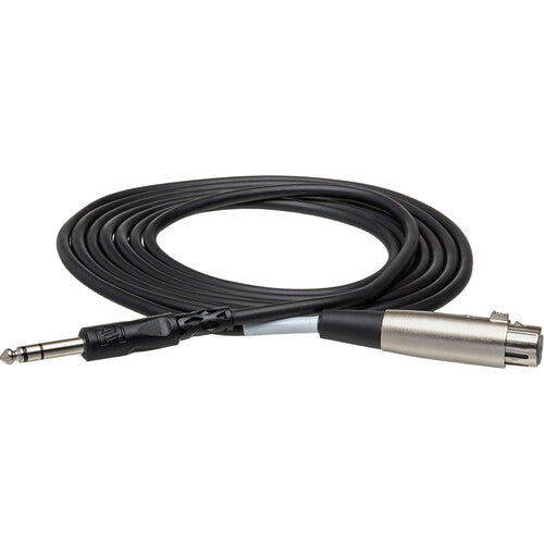 Hosa 10' Stereo XLR Female to 1/4" TRS