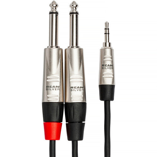 Hosa 6' 3.5mm TRS to 1/4" Y-Cable TRS