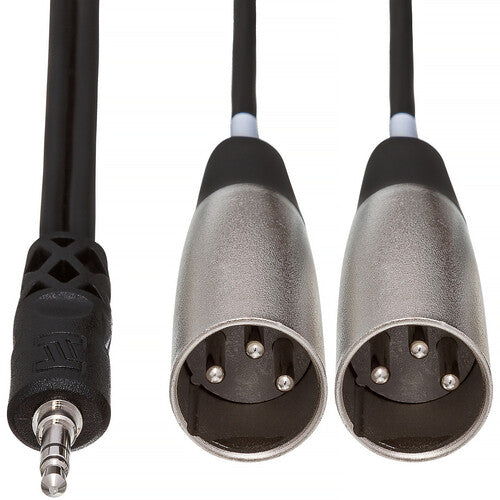 Hosa 2m 3.5mm TRS to Dual XLR Cable