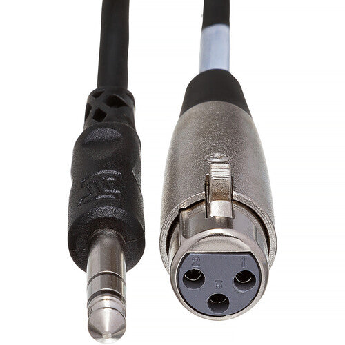 Hosa 10' Stereo XLR Female to 1/4" TRS