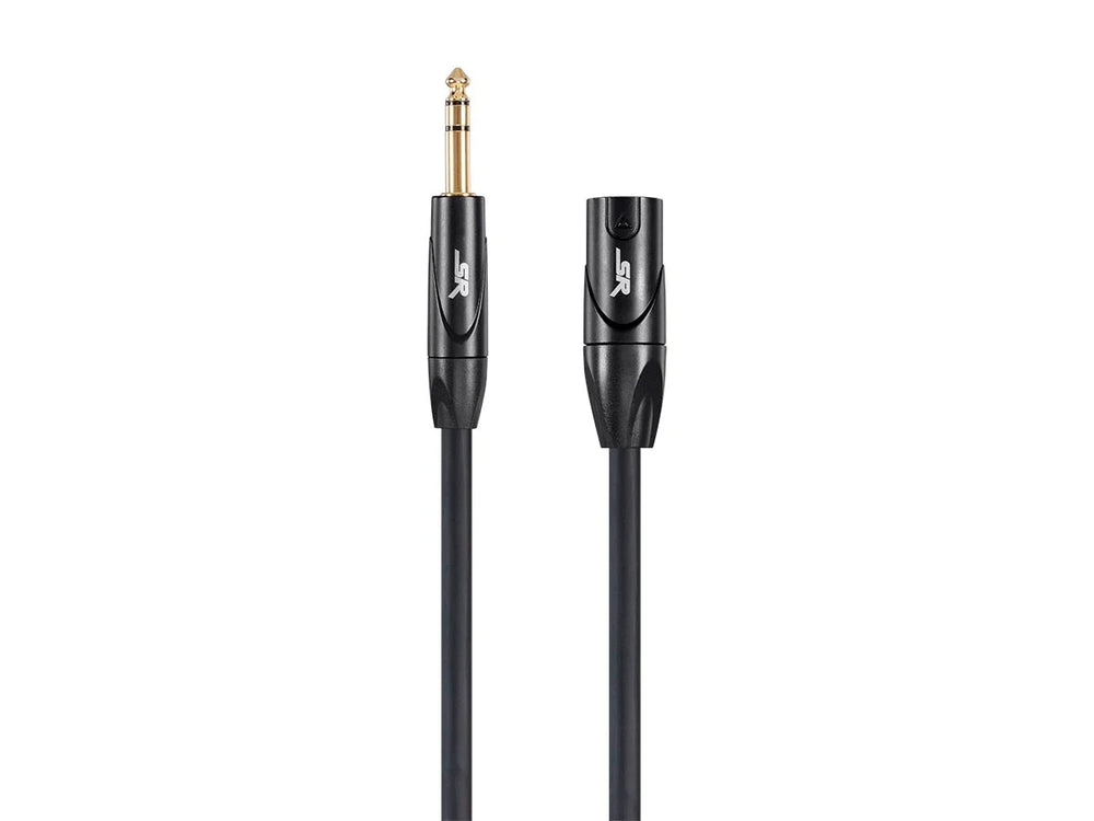 Monoprice 25ft XLR Male to 1/4" TRS Male Cable