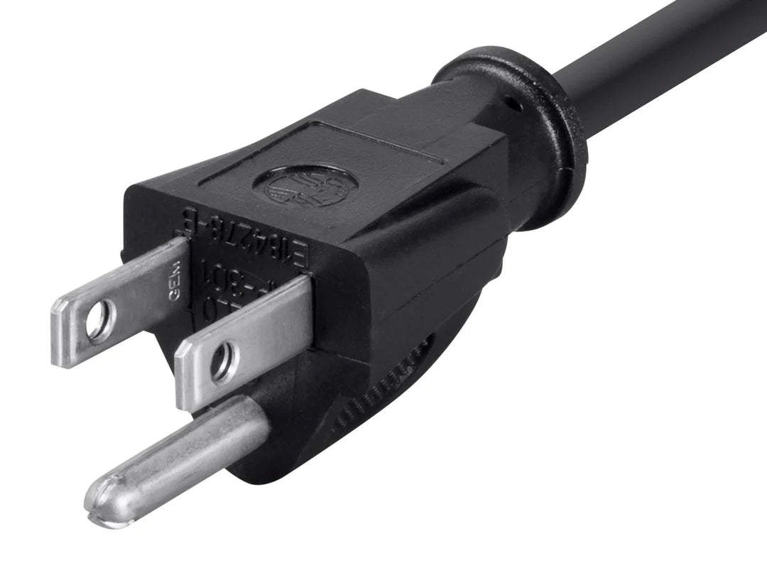 Monoprice 2' Extension Cord, Black