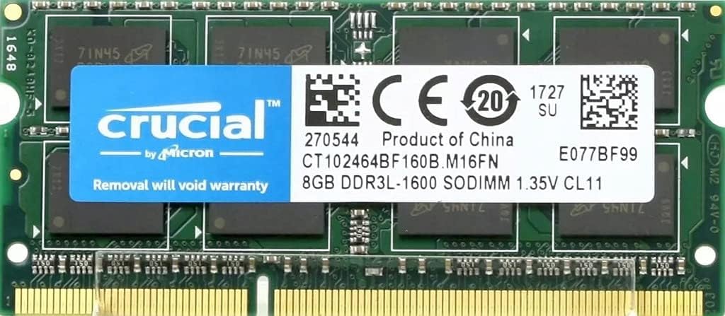 Crucial 8GB DDR3 Memory Module