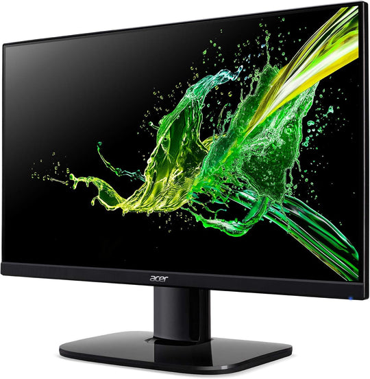 Acer KB272 EBI 27" IPS Full HD (1920 x 1080) Zero-Frame Gaming Office Monitor | AMD FreeSync Technology | Up to 100Hz Refresh | 1ms (VRB) | Low Blue Light | Tilt | HDMI & VGA Ports,Black