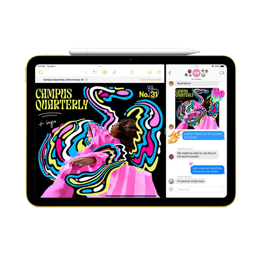 Apple 10.9" iPad (10th Gen, 256GB, Wi-Fi + Cellular, Blue)