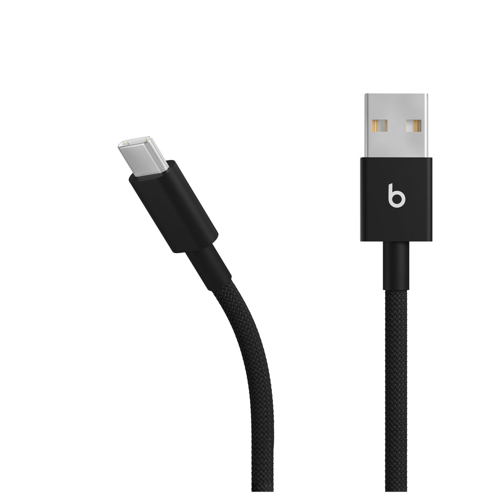 Beats USB-A to USB-C Woven Cable (1.5 m / 5 ft.) – Bolt Black