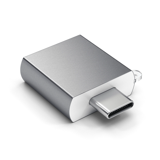 Satechi Aluminum Type-C - Type A USB Adapter Space Gray