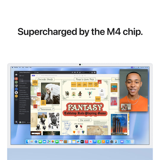 24-inch iMac - M4 (8-Core CPU and 8-Core GPU) - Blue - Standard Glass