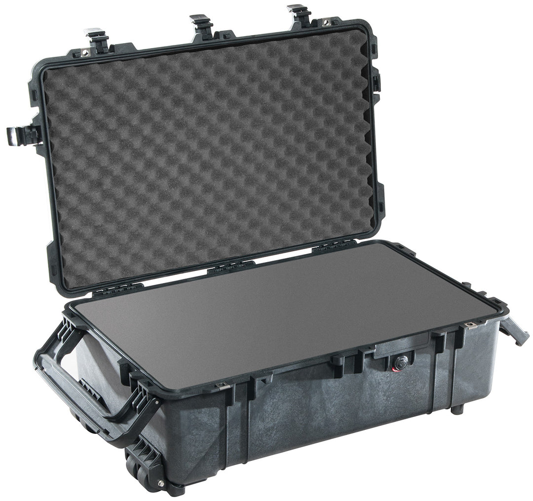 (Open Box) Pelican 1670 Case with 1.35# ELE D/C foam w/ 42 Cavitites w/ 1.35# Convoluted Lid - Custom Foam and Case Set