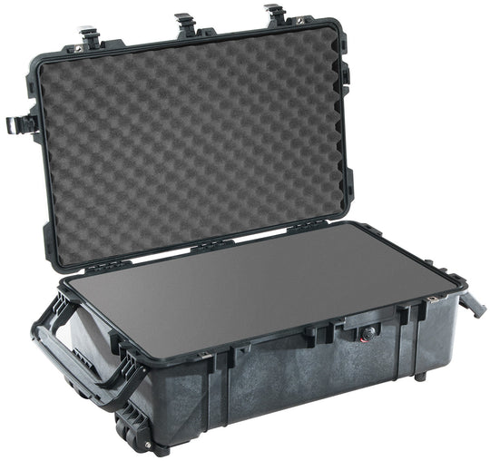(Open Box) Pelican 1670 Case with 1.35# ELE D/C foam w/ 42 Cavitites w/ 1.35# Convoluted Lid - Custom Foam and Case Set