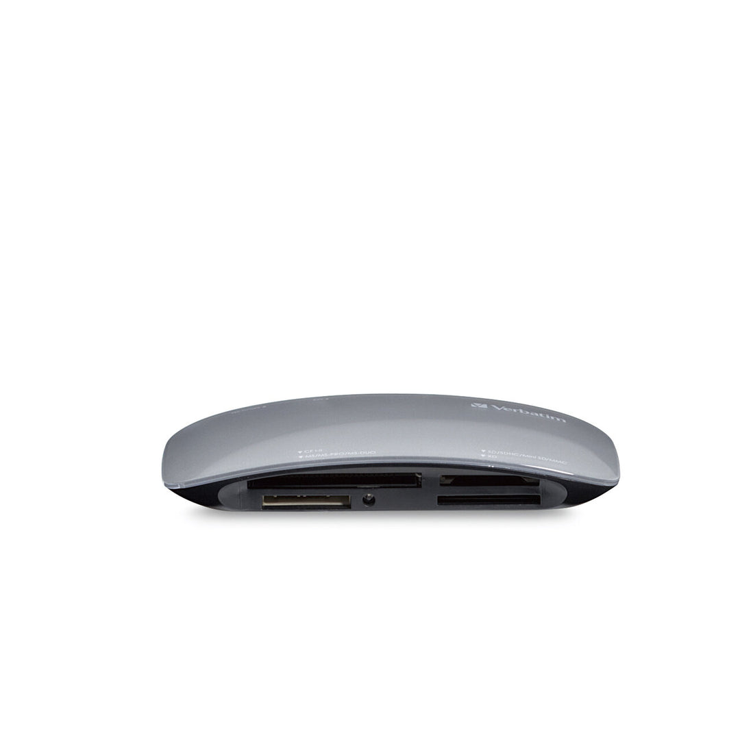 (Open Box) Verbatim Universal Card Reader - Silver