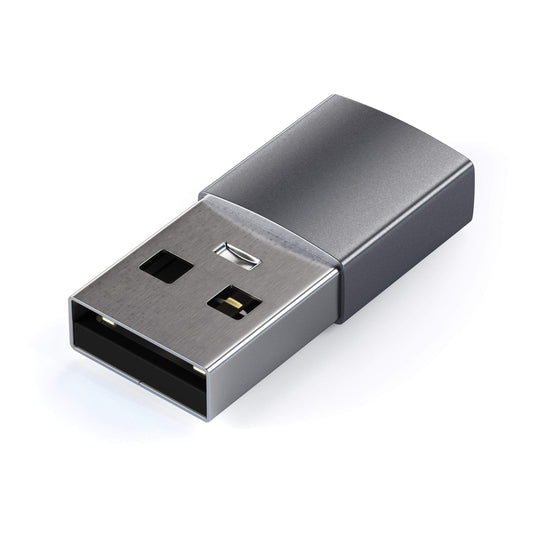 Satechi Aluminum Type-A to Type-C Adapter Space Gray