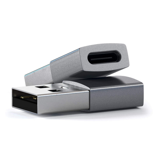 Satechi Aluminum Type-A to Type-C Adapter Space Gray